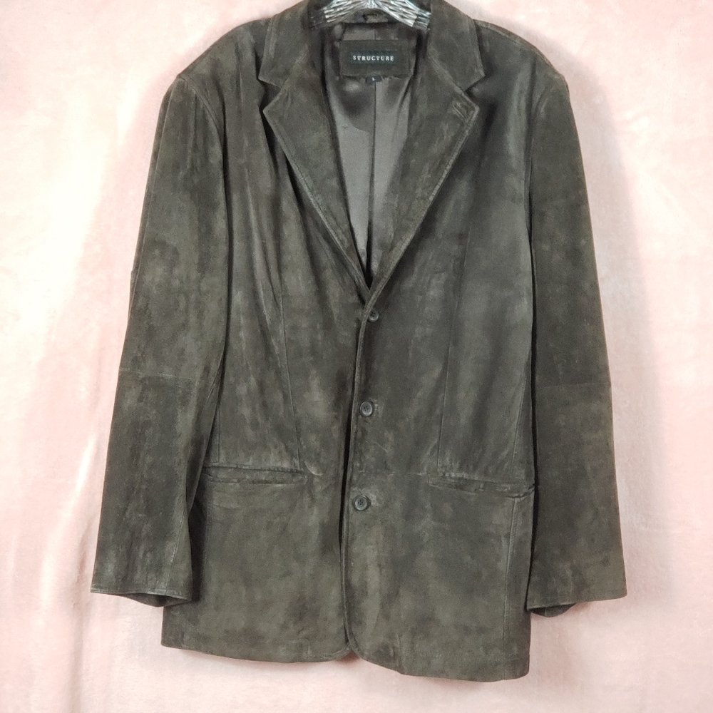 Structure Genuine Leather Jacket - image 1